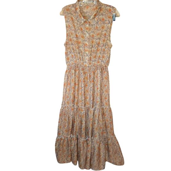 Catch Stitch Dresses & Skirts - Catch Stitch Maxi Floral Tiered Maxi Midi Dress Large